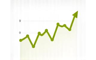 Blood sugar level chart showing stabilization.